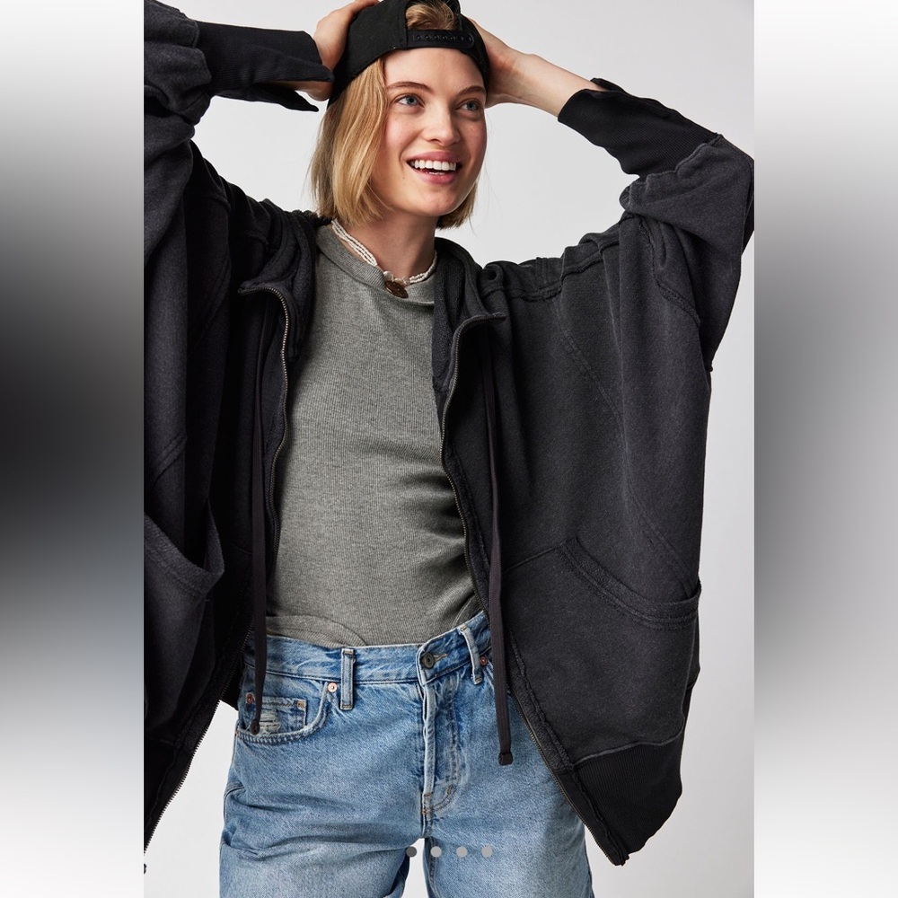 Free People WTF Camden Hoodie NWT Size XS
